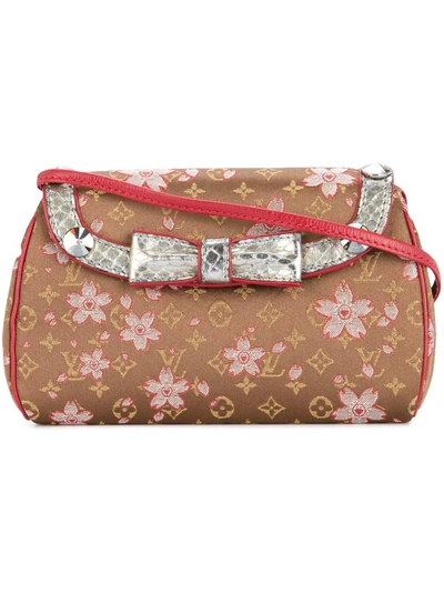 Louis Vuitton Vintage Cherry Blossom Griotte Shoulder Bag - Brown