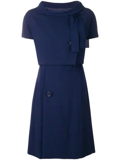 A.n.g.e.l.o. Vintage Cult 1950's A-line Dress & Jacket - Blue