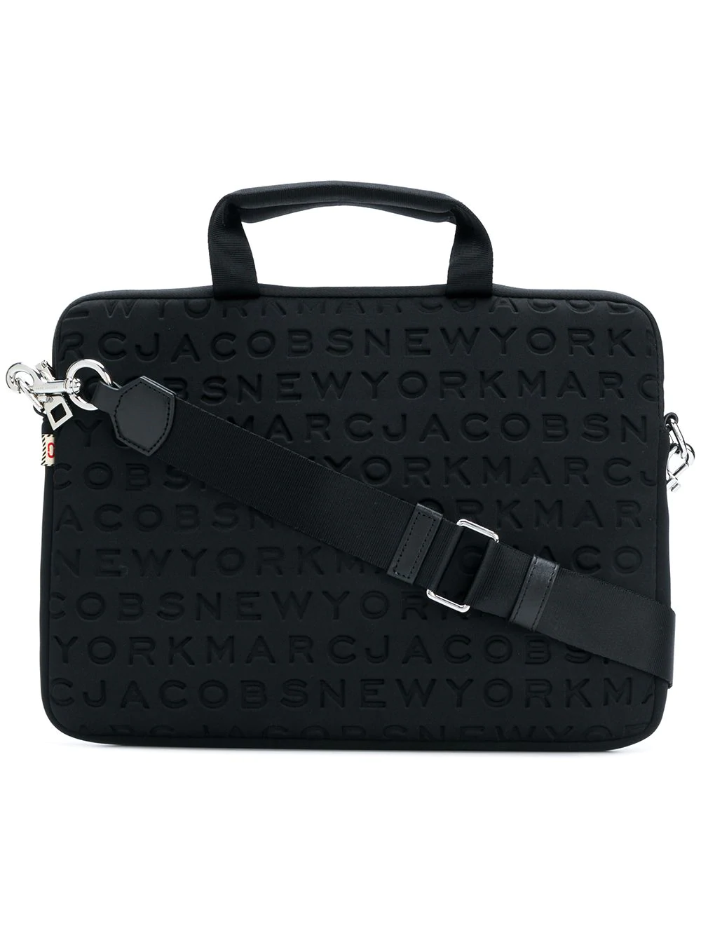Marc Jacobs Logo Embossed 13" Computer Bag - Black | ModeSens
