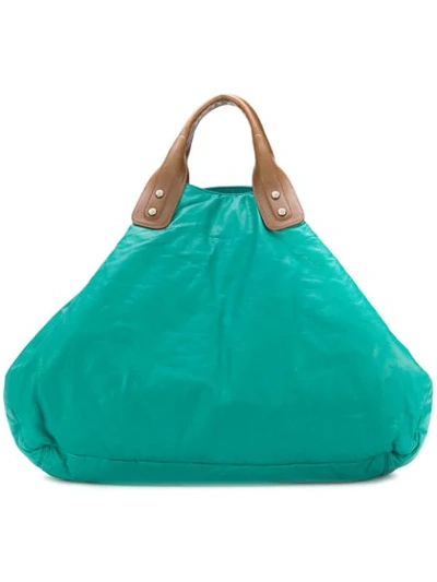 A.n.g.e.l.o. Vintage Cult Drawstring Oversized Tote Bag - Green