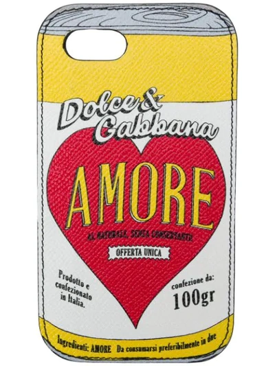 Dolce & Gabbana Iphone 7/8 Amore Case In Multicolour