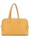 Pre-owned Hermes Hermès Vintage Victoria 35 Tote Bag - Yellow