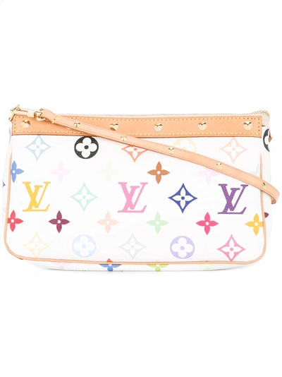 Louis Vuitton Vintage Monogram Clutch - White