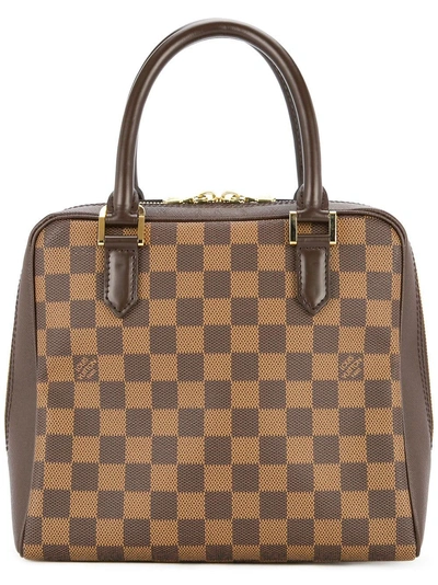Louis Vuitton Vintage Damier Ebene Brera Hand Bag - Brown