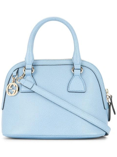 Pre-owned Gucci Gg Charm 2way Bag In Blue