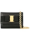 Ferragamo Salvatore  Vintage Vara Bow Shoulder Bag - Black