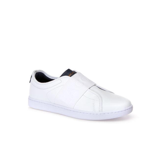 lacoste womens leather trainers