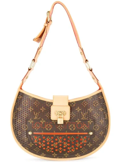 Pre-owned Louis Vuitton  Demi Lune Shoulder Bag In Brown