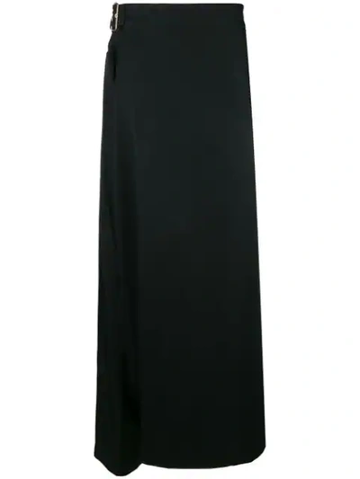 Pre-owned Jean Paul Gaultier Vintage Jean Paul Gaultier  Wide-legged Apron Trousers - Black