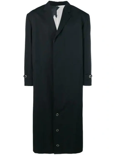 Pre-owned Jean Paul Gaultier Vintage 1987 Oversized Long Coat In Black