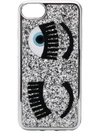 Chiara Ferragni Blinking Eye Iphone 8 Case - Grey