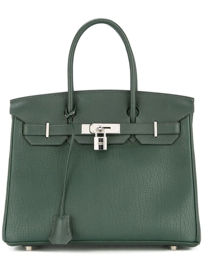 Pre-owned Hermes Birkin 30 Handbag In Green