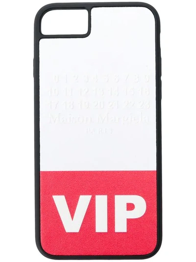 Maison Margiela Iphone 8 Case In White ,red