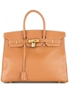 Pre-owned Hermes 1999 Hermès Birkin 35 Bag In Brown