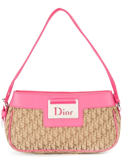 Dior Christian Vintage Trotter Hand Bag - Pink | ModeSens