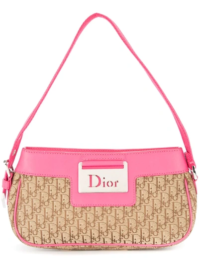 Christian Dior Pink No. 1 Coated Canvas Trotter Bag - Yoogi's Closet