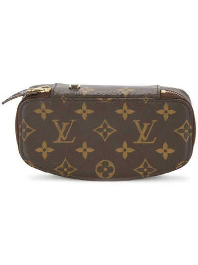 Louis Vuitton Vintage Pochet Monte Carlo Jewelry Case - Brown