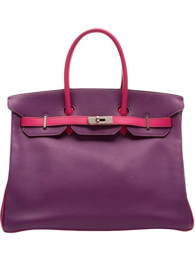 Pre-owned Hermes Hermès Vintage Special Order 35cm Birkin Bag - Pink