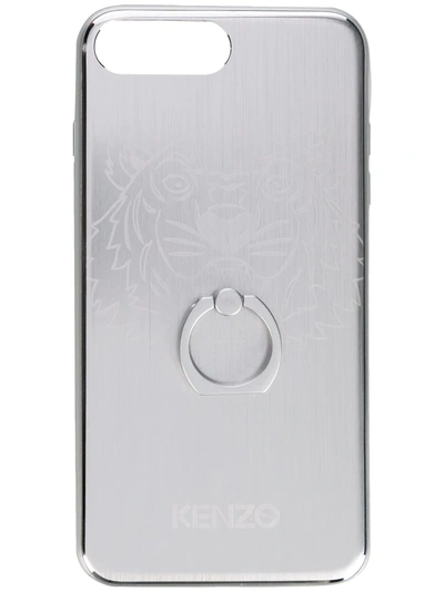 Kenzo Tiger Etched Iphone 8 Plus Case - Grey