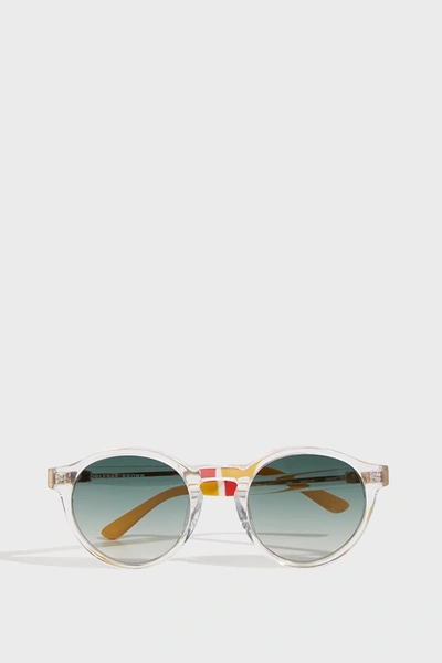Orlebar Brown Round Sunglasses In Clear