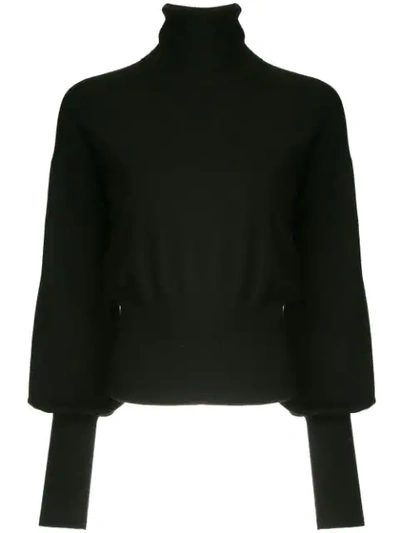A.l.c Blythe Turtleneck Sweater In Black