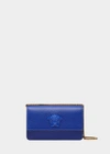 Versace Palazzo Evening Bag With Chain In Blue