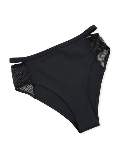 Stella Mccartney Alice Singing High-leg Bikini Briefs In Black