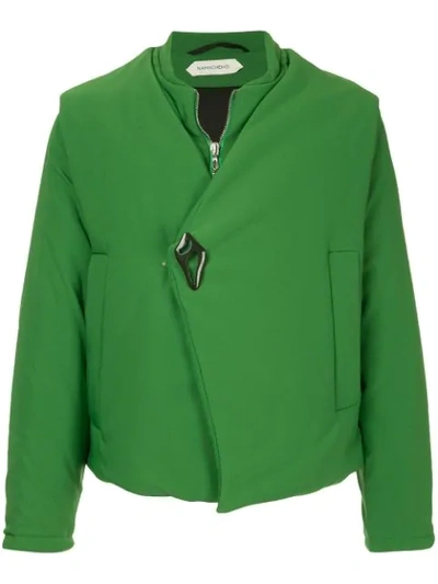 Namacheko Asymmetric Padded Jacket In Green