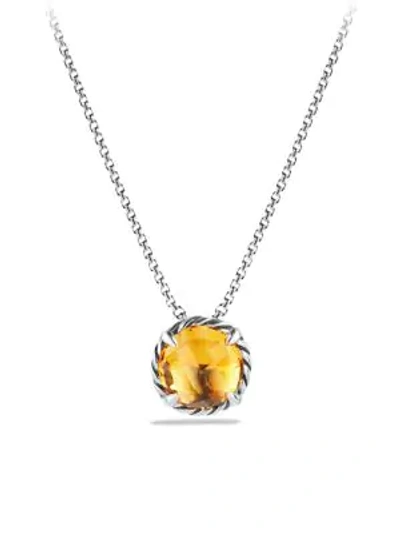 David Yurman Women's Châtelaine Pendant Necklace In Citrine