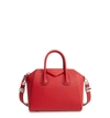 Givenchy 'small Antigona' Leather Satchel - Red In Bright Red