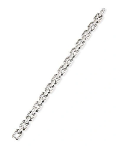 David Yurman Sterling Silver Deco Link Bracelet