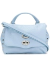 Zanellato Postina Baby Shoulder Bag In Blue