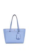 Tory Burch Robinson Small Tote In Bow Blue