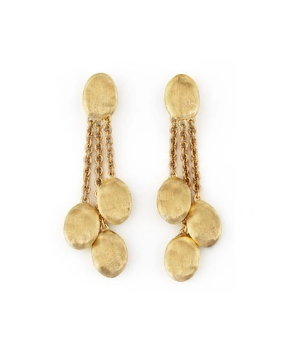 Marco Bicego Siviglia 18k Gold 3-strand Drop Earrings