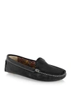 Jack Rogers Taylor Suede Drivers In Black