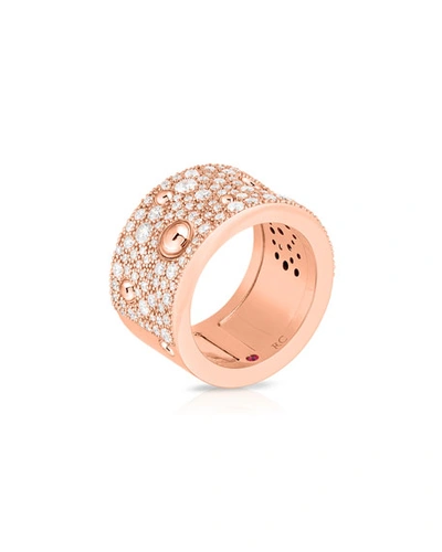 Roberto Coin Pois Moi Luna 18k Rose Gold Diamond Ring