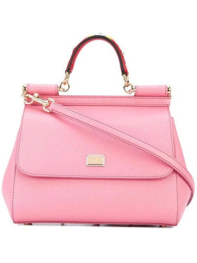 Dolce & Gabbana Kleine 'sicily' Handtasche - Rosa In Pink