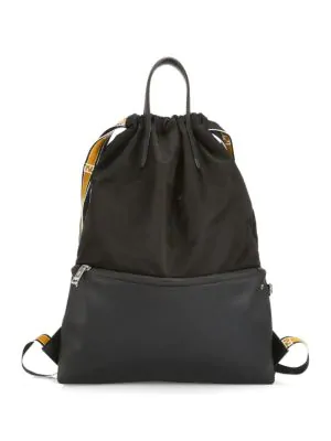 fendi drawstring backpack