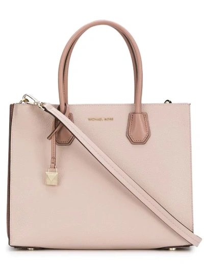 Michael Michael Kors Mercer Large Tote Bag - Pink In Pink