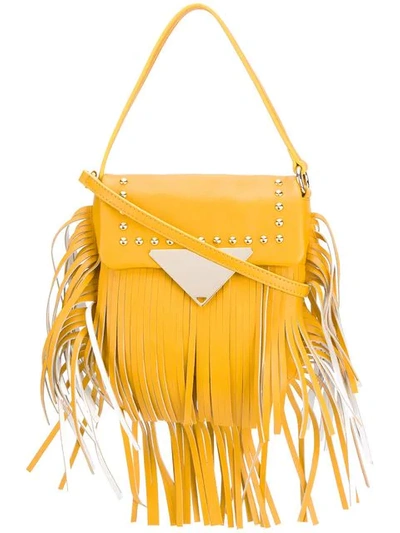 Sara Battaglia Cutie Crossbody Bag In Yellow