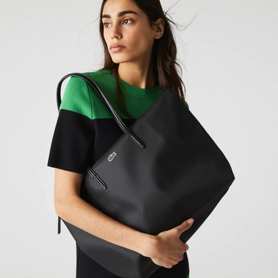 Lacoste Women's L.12.12 Concept Zip Tote Bag - One Size In Black