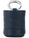 Simon Miller Mini Bucket Bag In Blue