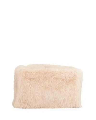 Proenza Schouler Mink Fur Frame Clutch Bag In Light Pink