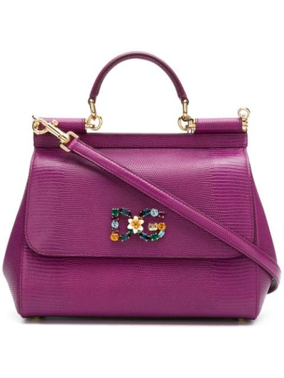 Dolce & Gabbana Small Sicily Bag In Pink