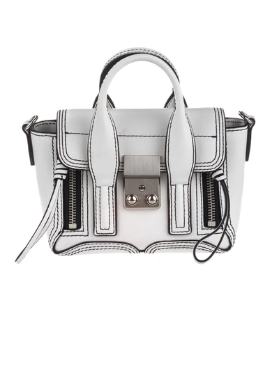 3.1 Phillip Lim Pashli Nano Shoulder Bag In Optic White