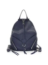 Rebecca Minkoff Julian Mini Leather Backpack In True Navy