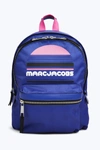 Marc Jacobs Trek Pack Large Logo Backpack In Royal Blue