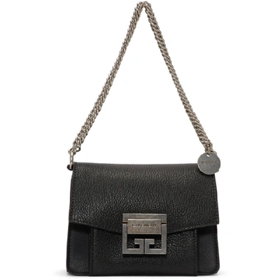 Givenchy Black Mini Gv3 Bag In 001 Black