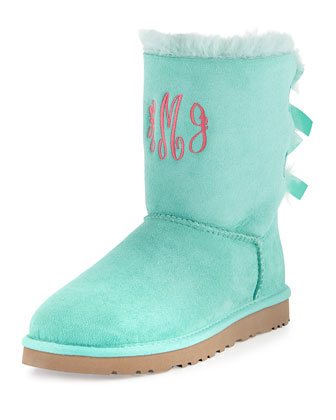 teal uggs with bows
