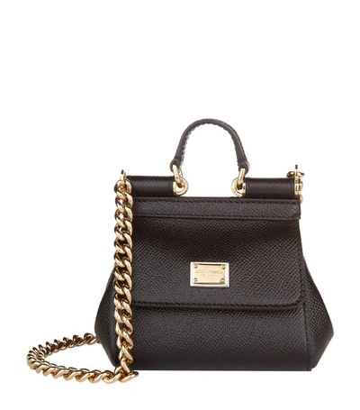 Dolce & Gabbana Mini Leather Silicy Bag